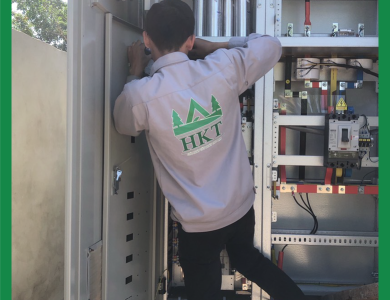 cung cấp tủ bảng điện, thang máng cáp, thiết bị điện công HKT
