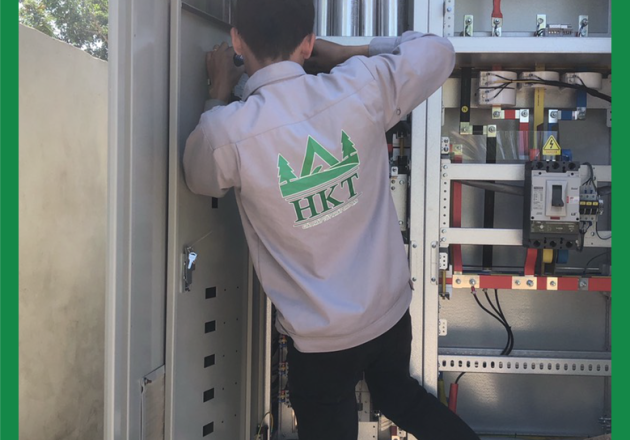 cung cấp tủ bảng điện, thang máng cáp, thiết bị điện công HKT